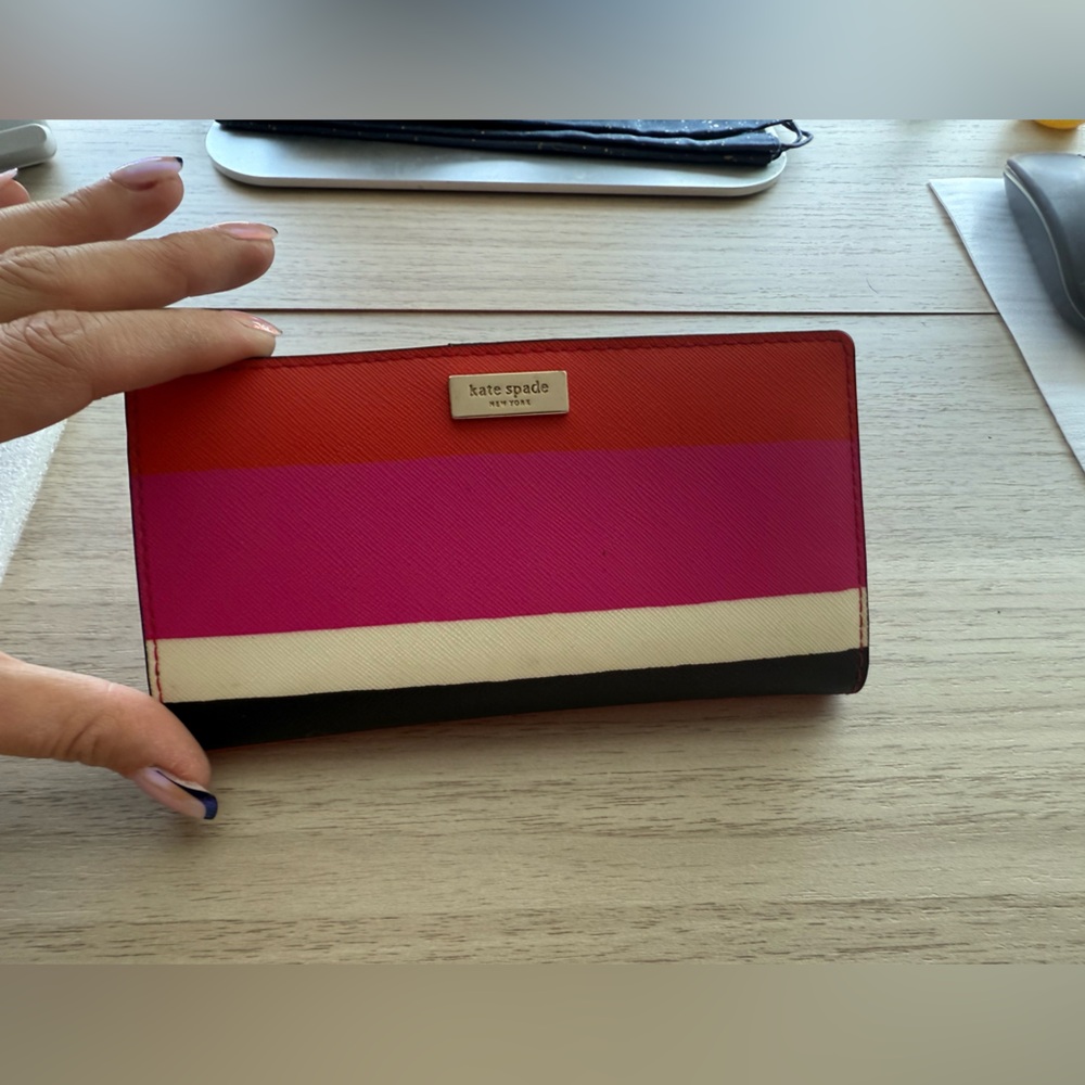 Kate Spade ♠️ Colorful Striped Wallet ❤️💖 - Picture 5 of 7